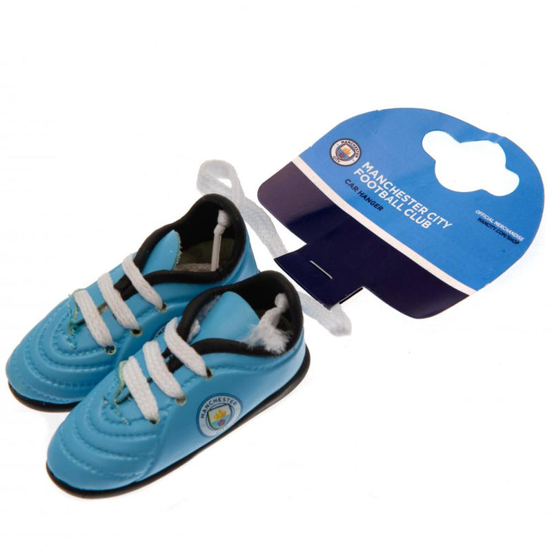 Manchester City FC Mini Football Boots, side angle