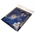 Chelsea FC Wordmark Flag, close-up detail