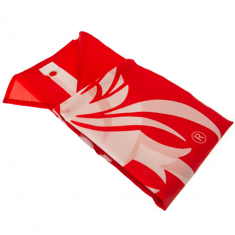 Liverpool FC Core Crest Flag, side angle
