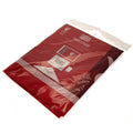 Liverpool FC Wordmark Flag, close-up detail