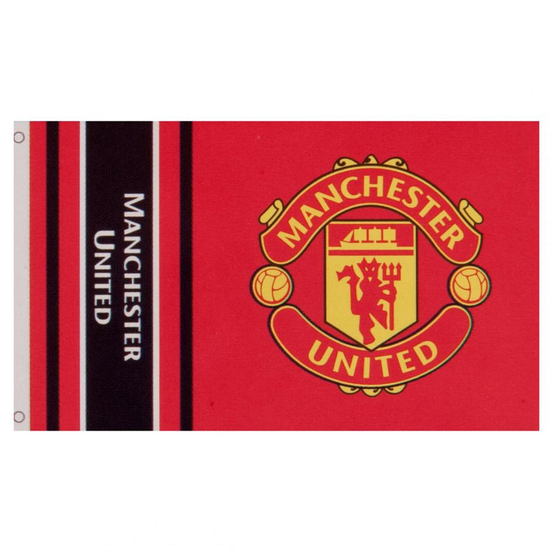 Manchester United FC Wordmark Flag, alternate view