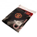 Manchester United FC Wordmark Flag, close-up detail