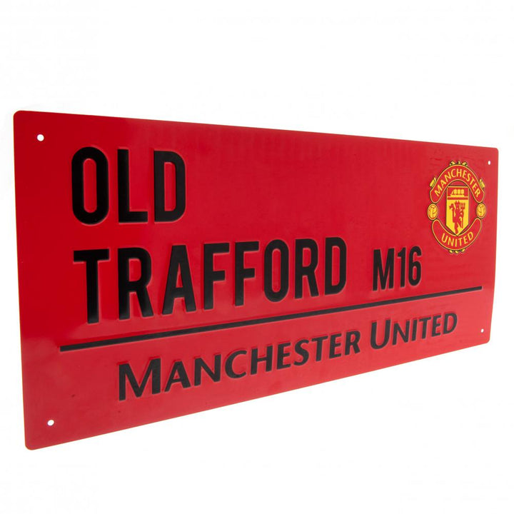 Manchester United FC Colour Street Sign