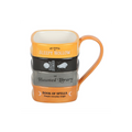 The Haunted Library Book Stack Mug