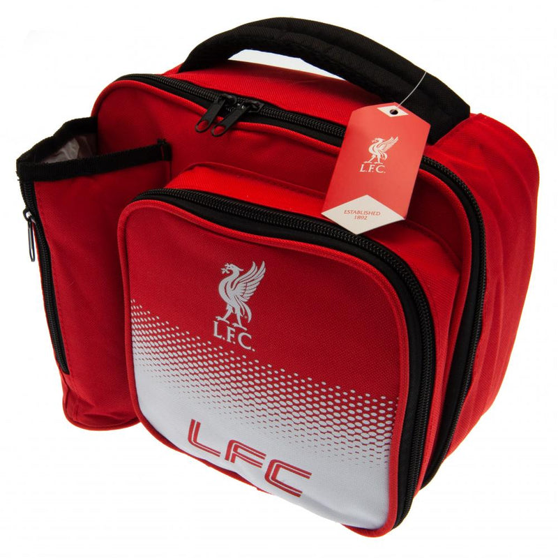 Liverpool FC Fade Lunch Bag, side angle