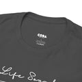 'Life Sounds Better on Vinyl' Men's T-Shirt, side angle