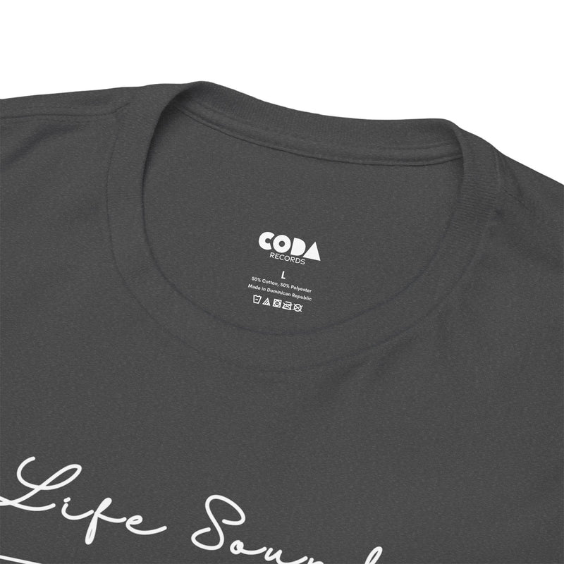 'Life Sounds Better on Vinyl' Men's T-Shirt, side angle