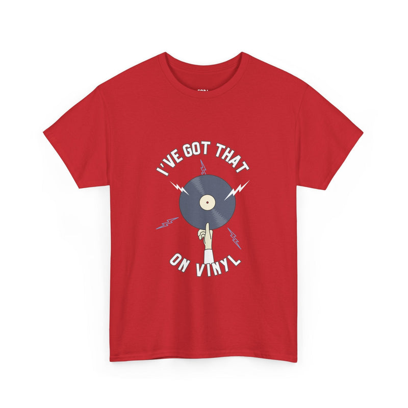 'I've Got That On Vinyl' T-Shirt, showing reverse