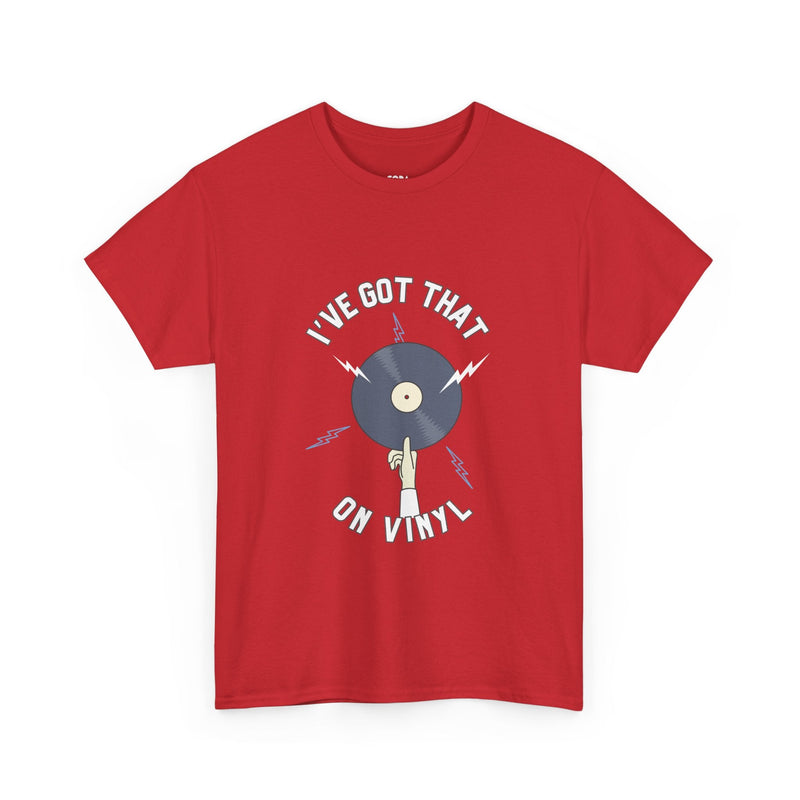 'I've Got That On Vinyl' T-Shirt, showing reverse