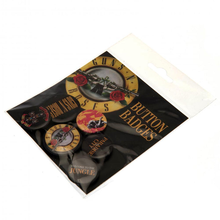 Guns N Roses Button Badge Set