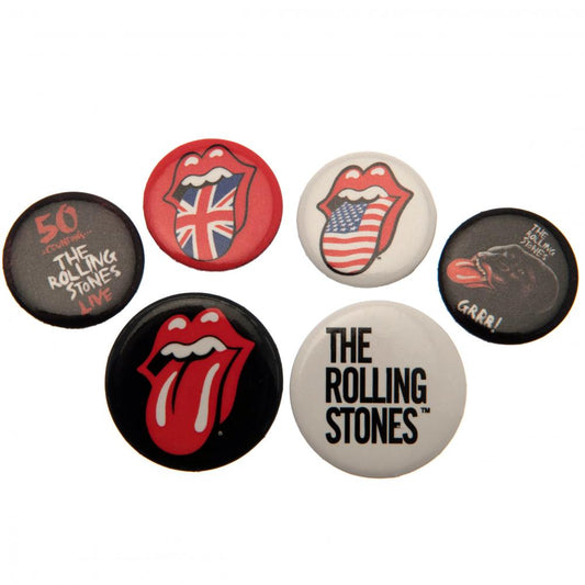 The Rolling Stones Button Badge Set collectible from Infinity Collectibles 2026