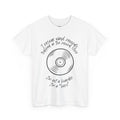 'I'm Not a Hoarder, I'm a Hero' Men's Vinyl T-Shirt, size reference