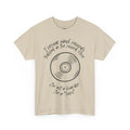 'I'm Not a Hoarder, I'm a Hero' Men's Vinyl T-Shirt, packaging shot