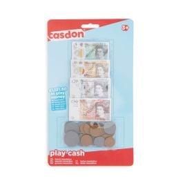 Casdon Play Cash Pound Sterling Pretend Money Set for Kids