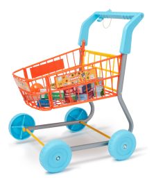 Casdon Shopping Trolley Pretend Grocery Toy Cart for Children