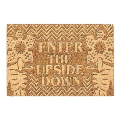 Stranger Things Enter The Upside Down Embossed Doormat