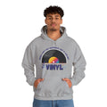 'Money Can't Buy Happiness, But It Can Buy Vinyl' Men's Hoodie, rear view