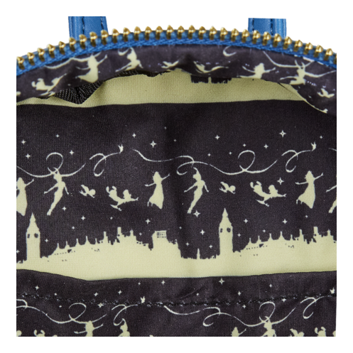 Loungefly Peter Pan Glow Clock Mini Backpack