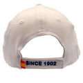 Real Madrid CF White Debossed Cap, rear view