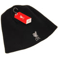 Liverpool FC Black Beanie, side angle