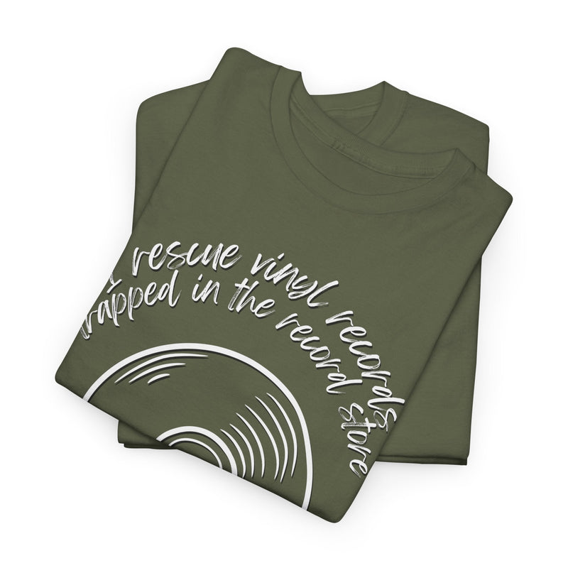 'I'm Not a Hoarder, I'm a Hero' Men's Vinyl T-Shirt, alternate view