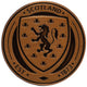 Scottish FA Antique Gold Crest Badge