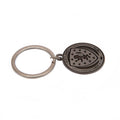 Scottish FA Antique Silver Crest Keyring, alternate view