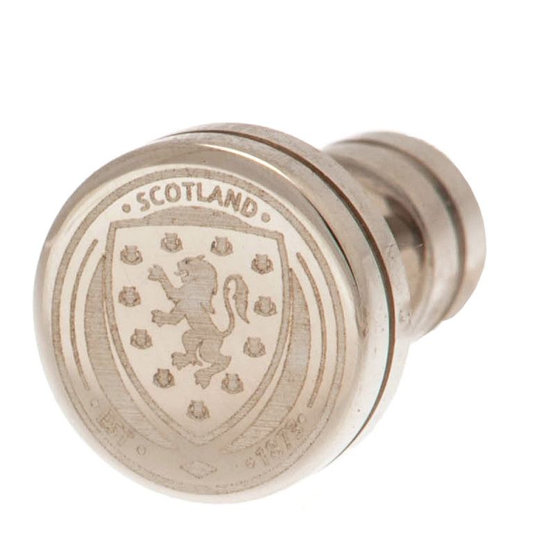 Scottish FA Stainless Steel Stud Earring, alternate view