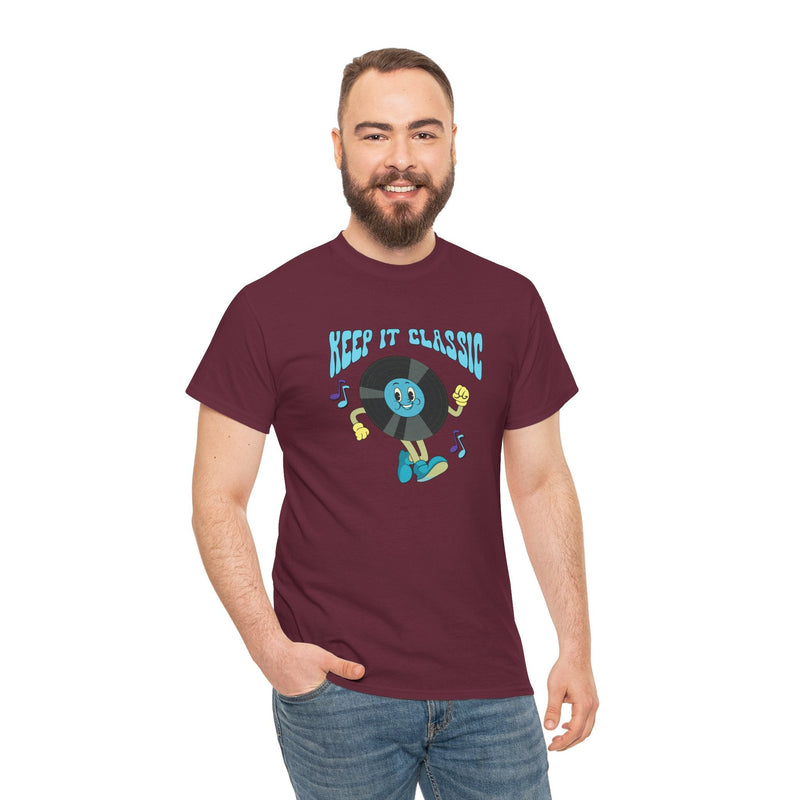 'Keep It Classic' Retro T-Shirt, packaging shot