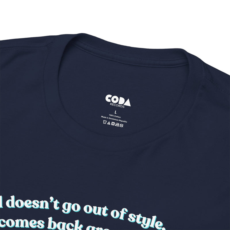 'Vinyl Doesn't Go Out Of Style' Men's T-Shirt, side angle