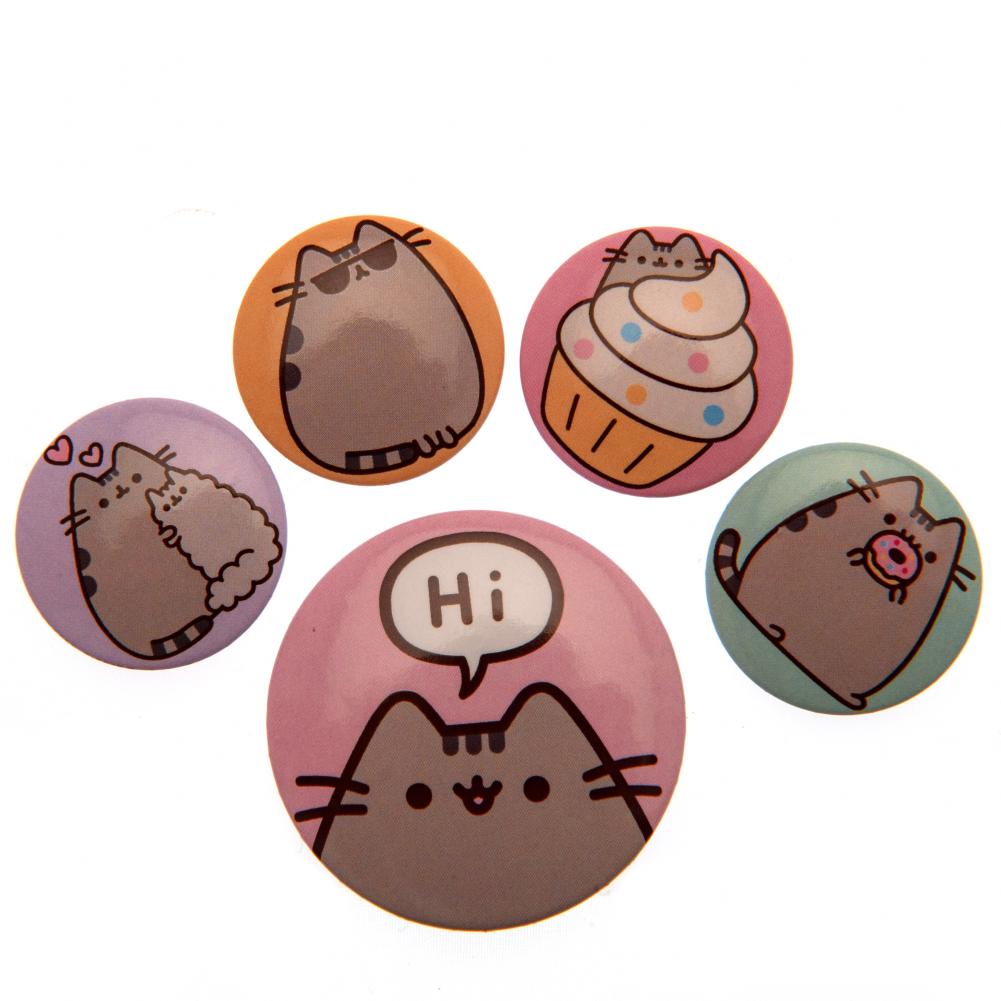 Pusheen Button Badge Set