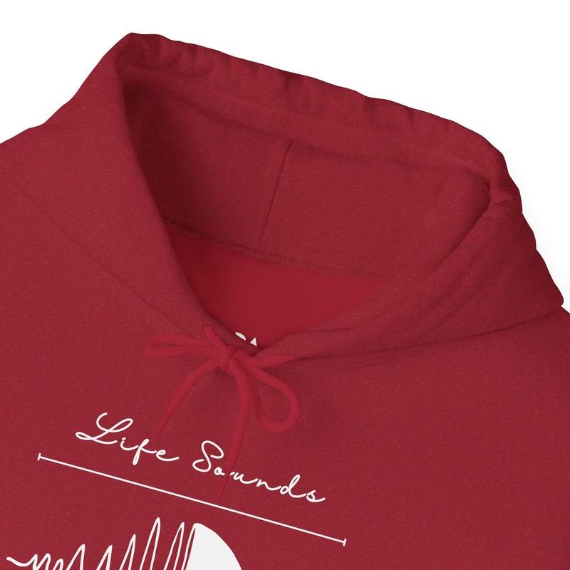 'Life Sounds Better on Vinyl' Men's Hoodie, in display
