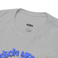 'Catch You On The Flip Side' Men's Vinyl T-Shirt, rear view