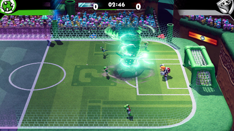 Mario Strikers: Battle League Football - Nintendo Switch in-game view