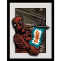 Marvel Comics Deadpool (Bang!) Breakout 3D Effect Framed 30 x 40 cm Print
