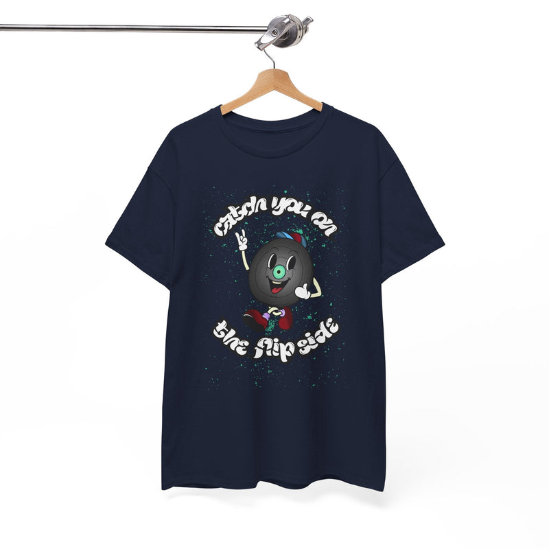 'Catch You On The Flip Side' Men's Vinyl T-Shirt, additional view