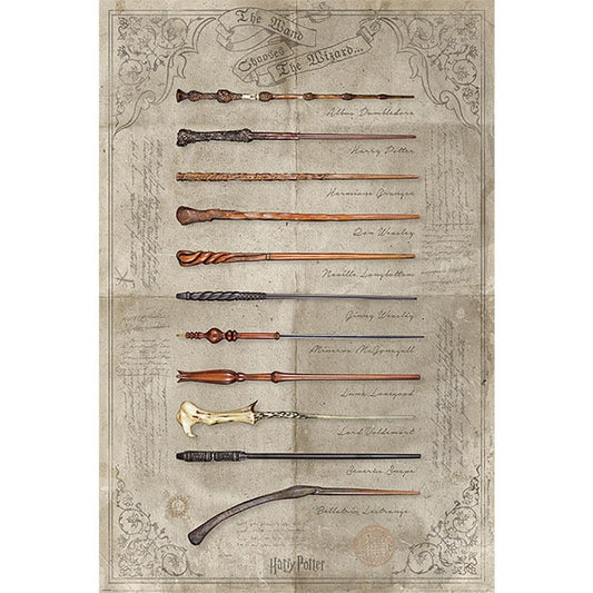 Harry Potter Poster Wands collectible from Infinity Collectibles 2026
