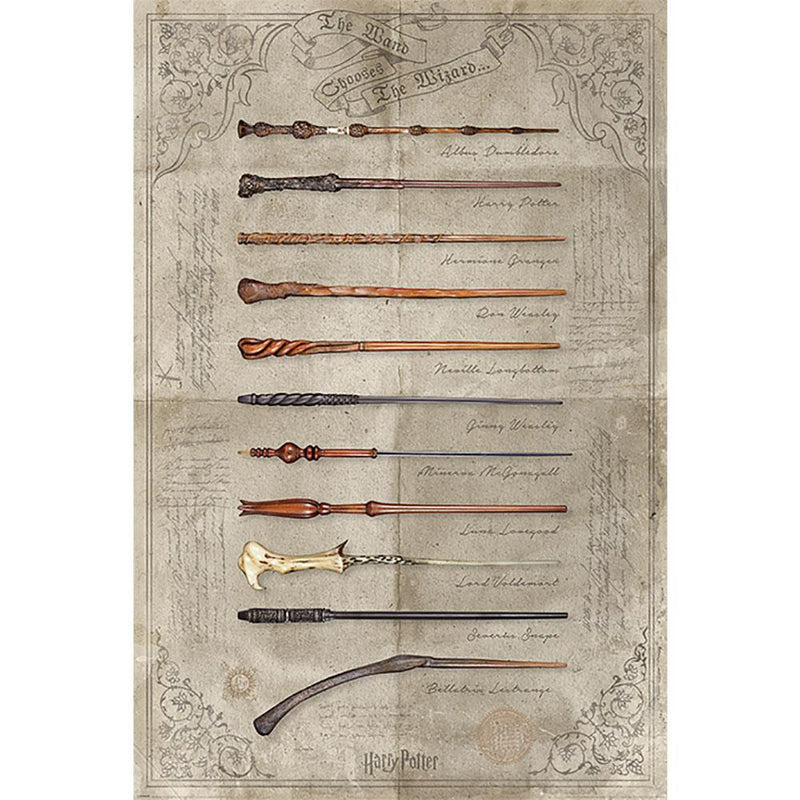 Harry Potter Poster Wands collectible from Infinity Collectibles 2026