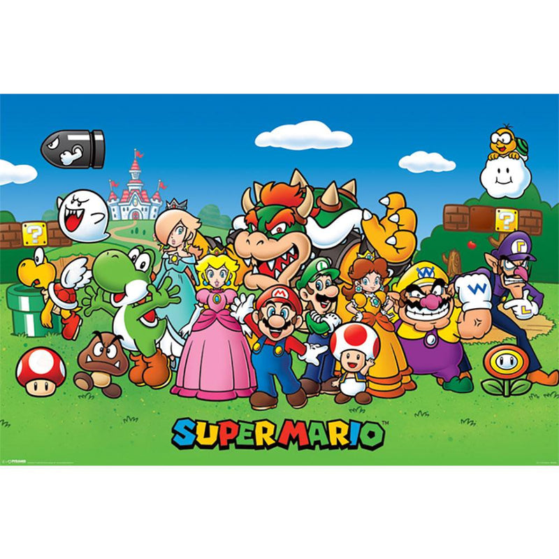 Super Mario Poster Characters collectible from Infinity Collectibles 2026