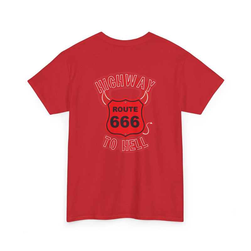 'Highway to Hell' Lyric T-Shirt, packaging shot