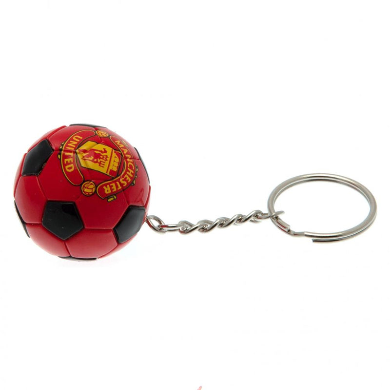 Manchester United FC Football Keyring, alternate view