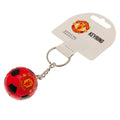 Manchester United FC Football Keyring, side angle