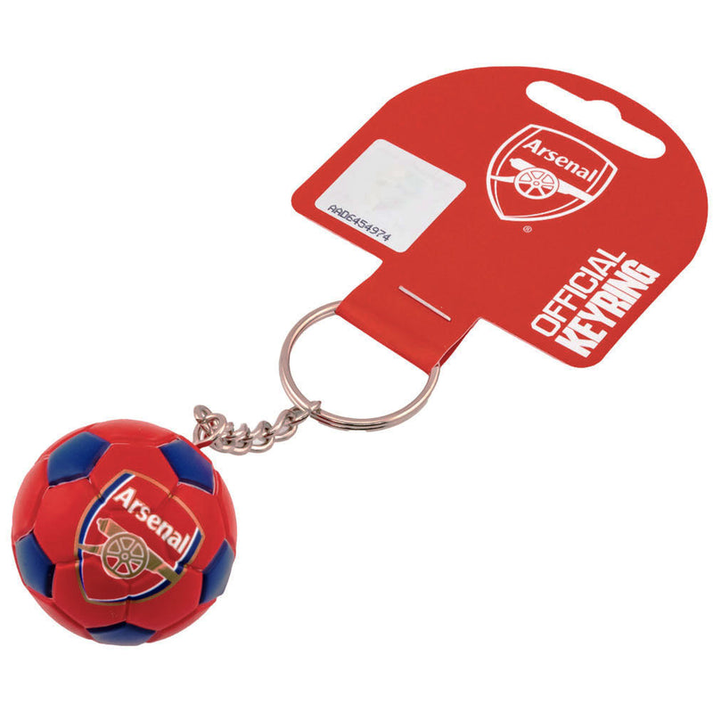 Arsenal FC Football Keyring, side angle
