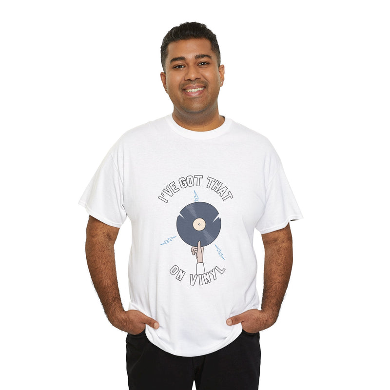 'I've Got That On Vinyl' T-Shirt, rear view