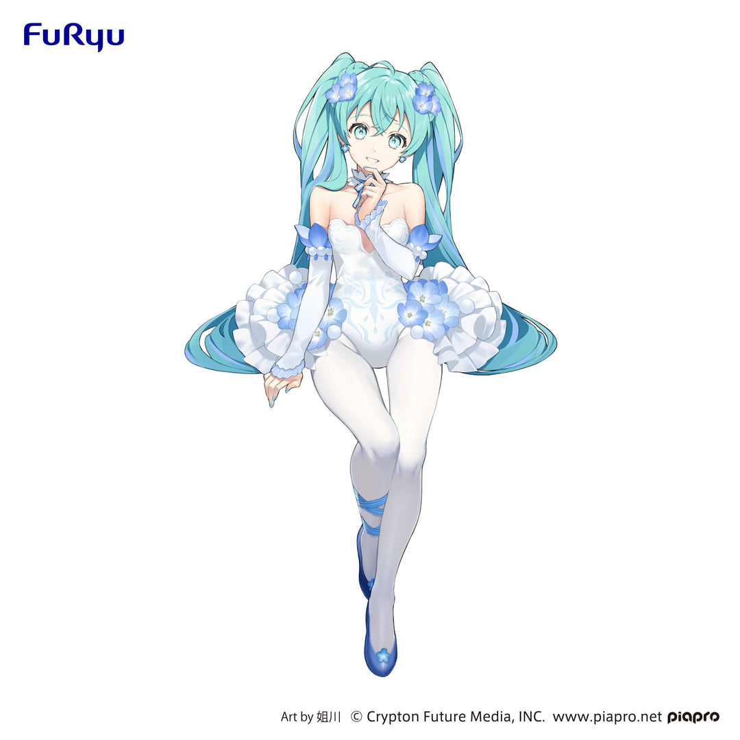 Furyu Hatsune Miku Flower Fairy Nemophila Noodle Stopper Figure