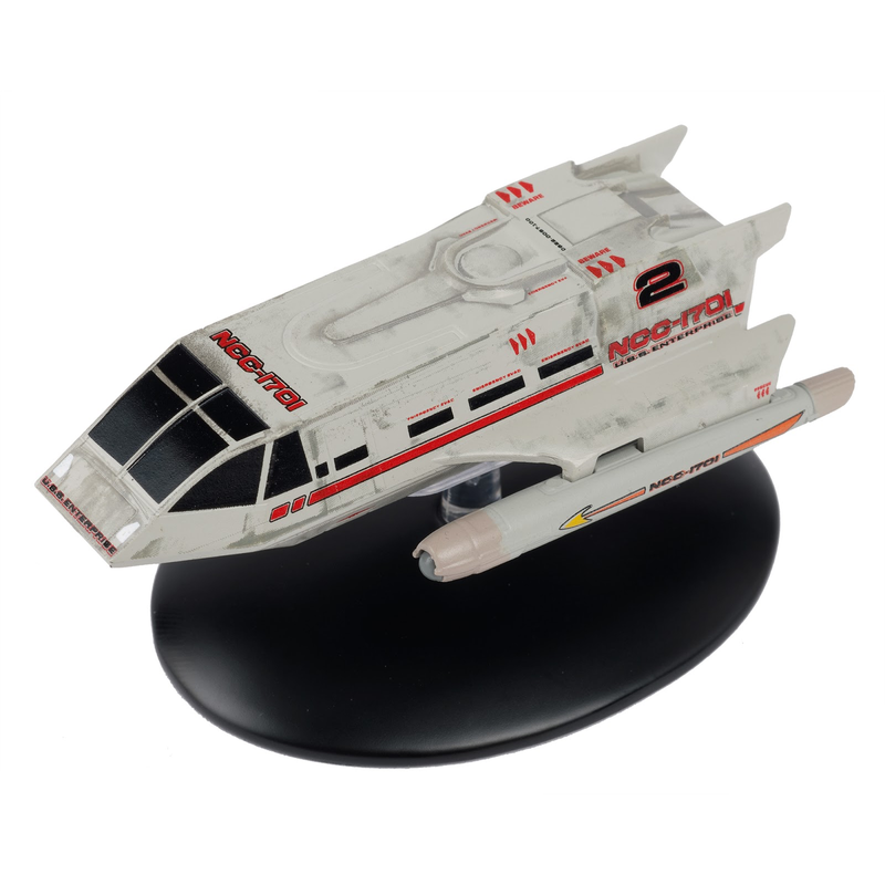 U.S.S. Enterprise Moore-Type Passenger Shuttle Model Diecast Shuttlecraft Ship (Eaglemoss / Star Trek)