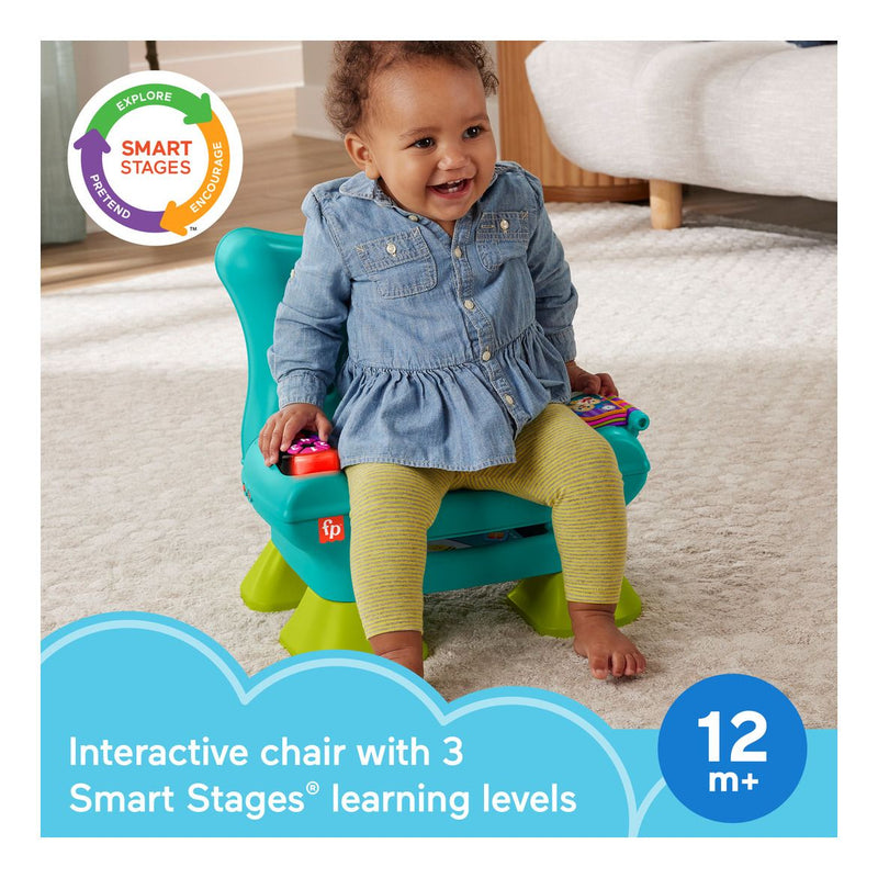 Fisher Price Laugh & Learn Blue Chair - Image