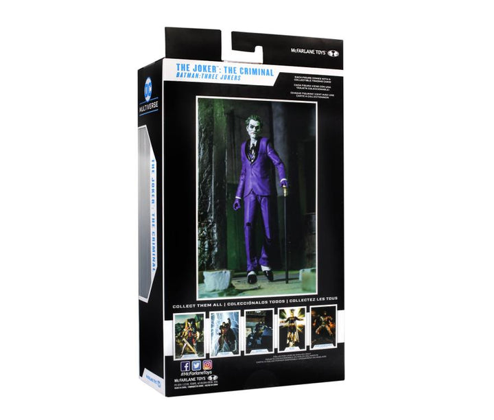 McFarlane DC Multiverse Batman Three Jokers The Joker (The Criminal) 7" Action Figure