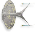 U.S.S. Enterprise NCC-1701-J Starship Die-Cast Model (Eaglemoss / Star Trek), in display