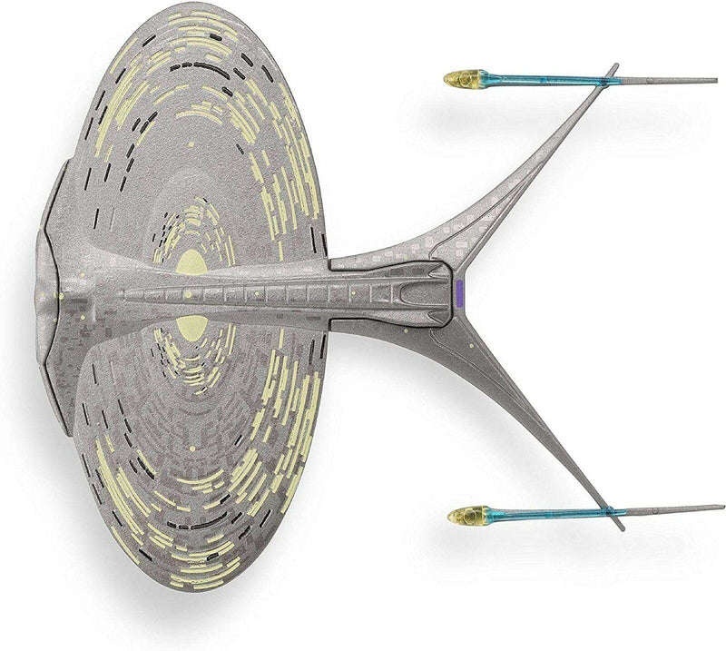 U.S.S. Enterprise NCC-1701-J Starship Die-Cast Model (Eaglemoss / Star Trek), in display